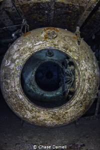 Decompression Chamber on the Ex-USS Kittiwake! 
West Sid... by Chase Darnell 